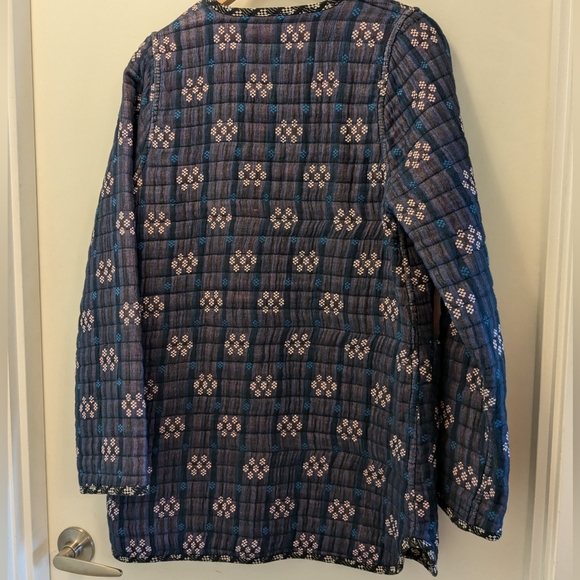 Ace & Jig empress/floret reversible quilted jacket - Picture 2 of 12